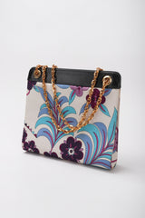 Recess Los Angeles Vintage Emilio Pucci Rare Floral Chain Bag