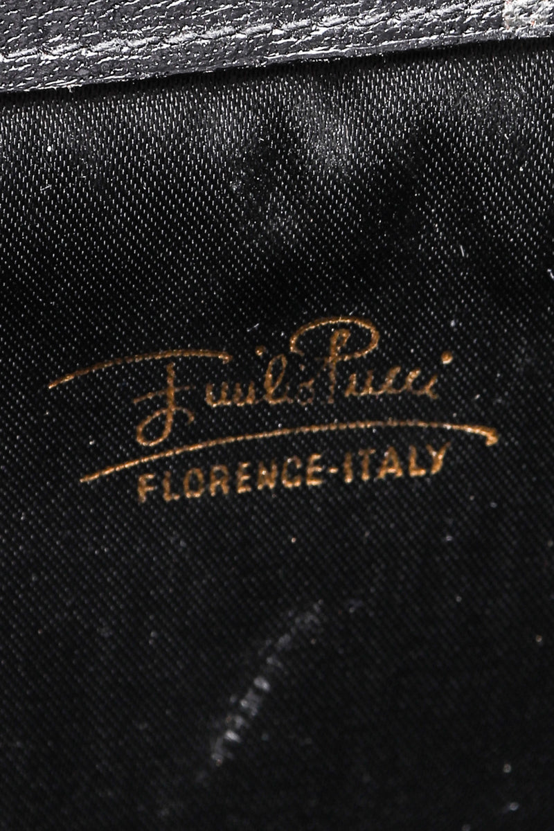 Recess Los Angeles Vintage Emilio Pucci Rare Floral Chain Bag