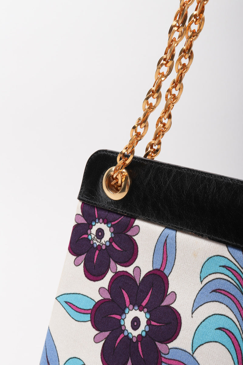 Vintage Emilio Pucci Rare Floral Chain Bag – Recess