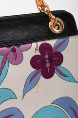 Recess Los Angeles Vintage Emilio Pucci Rare Floral Chain Bag