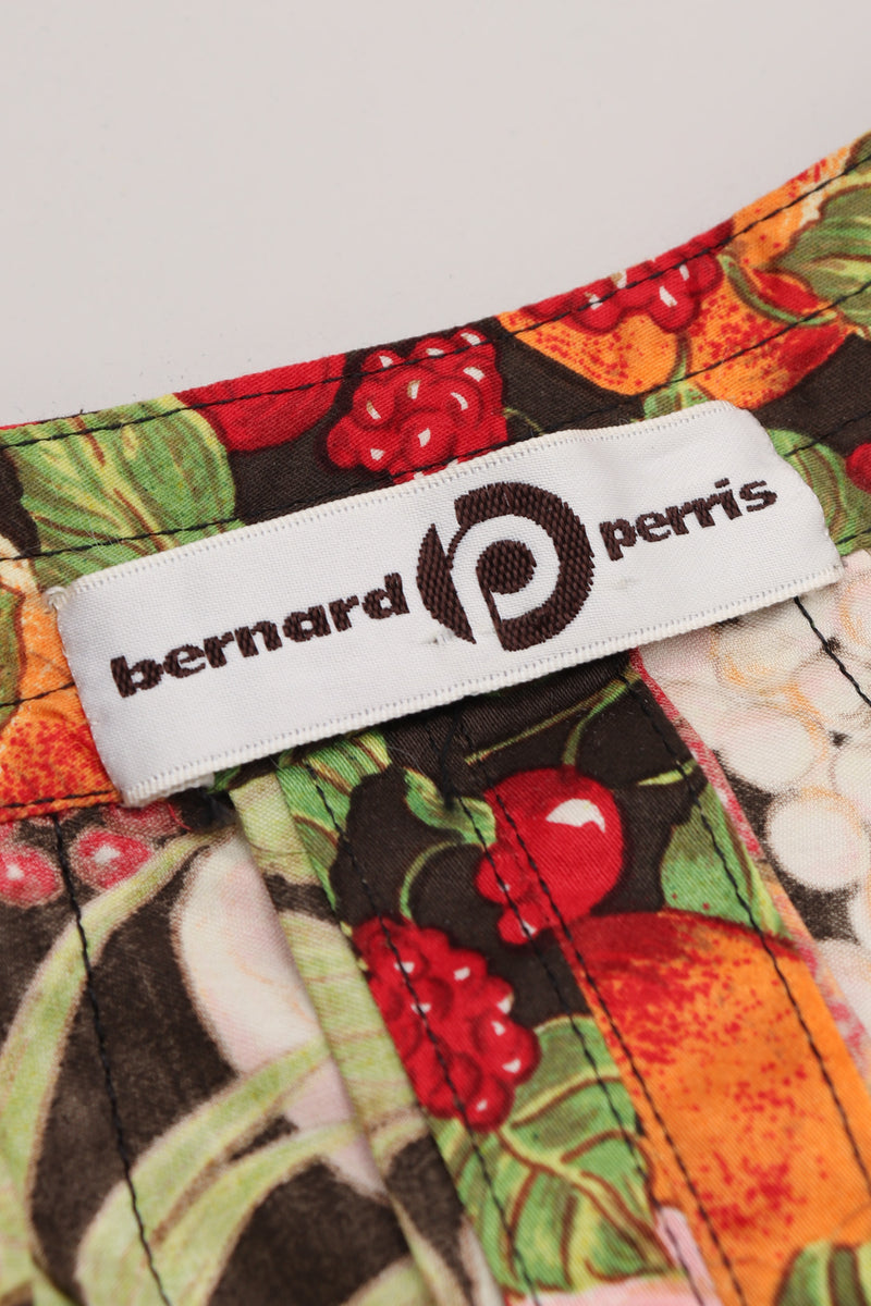 Bernard Perris Summer Fruits Peaches Trapeze Dress