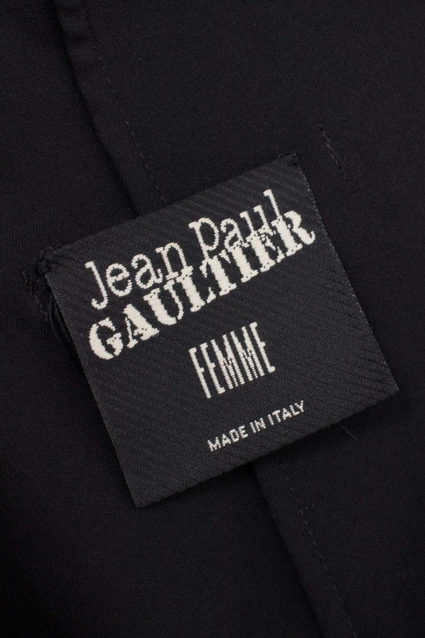 Jean Paul Gaultier Femme Elegant First Lady Draped Wrap Dress