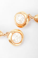 Recess Los Angeles Designer Consignment Vintage Beaded Spike Drop Chandelier Earrings