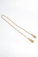 Vintage Gold Tassel Wrap Necklace