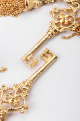 Recess Los Angeles Vintage Gianni De Liguoro Baroque Key Chandelier Earrings