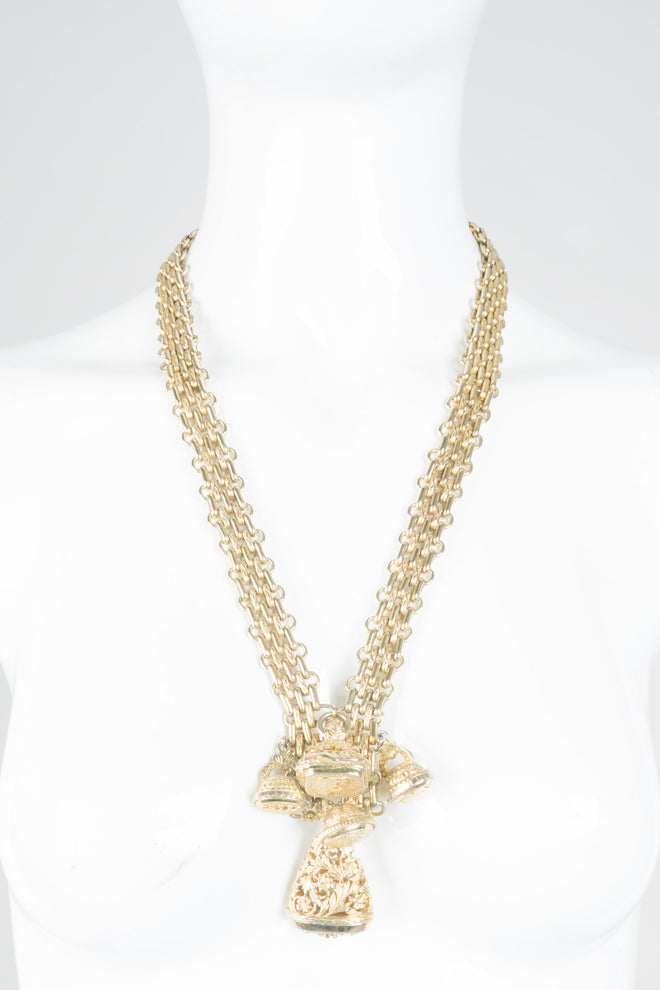 Royal Filigree Charm Vintage Necklace