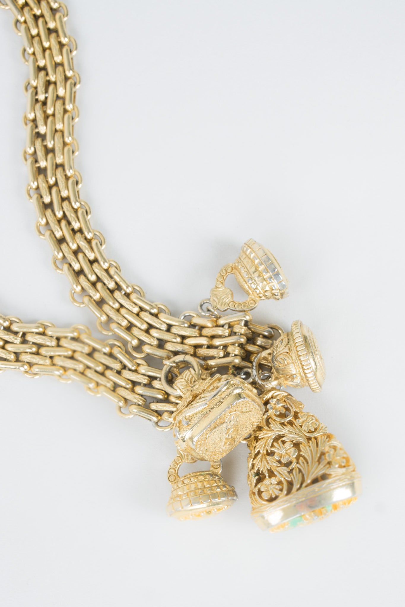 Royal Filigree Charm Vintage Necklace