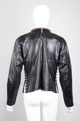 Gianfranco Ferre African Embellished Leather Jacket