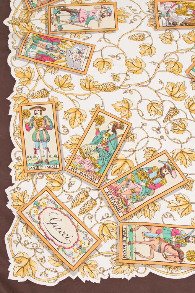 Antico Gioco Dei Tarocchi Tarot Scarf