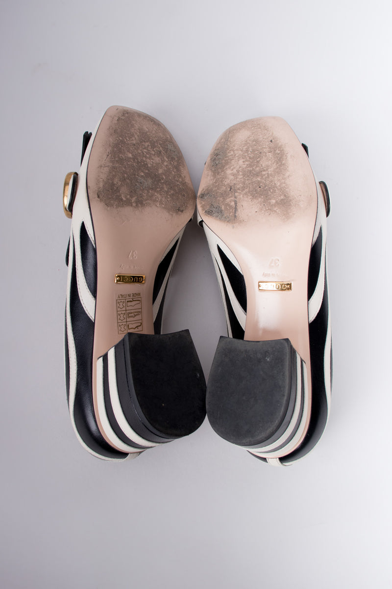 Gucci 2017 GG Marmont Fringed Zebra Appliqué Loafers – Recess