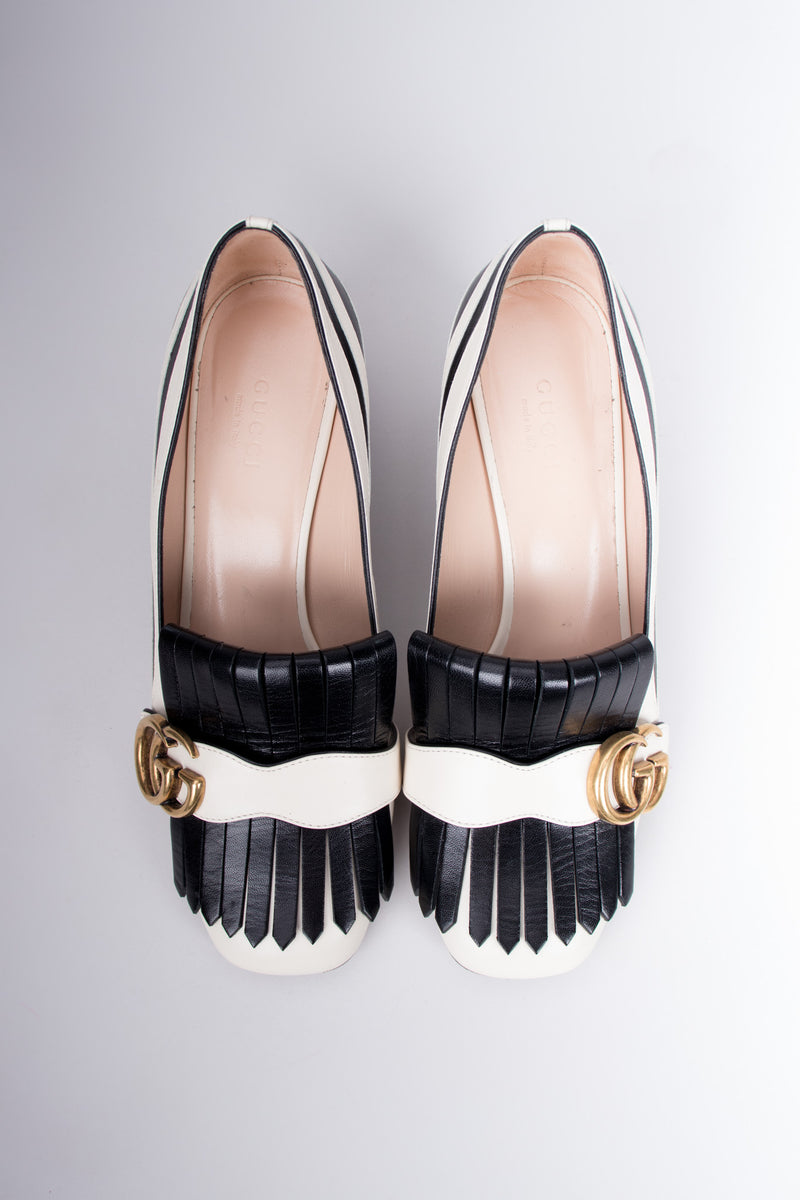 GUCCI GG Marmont Leather Loafers for Women