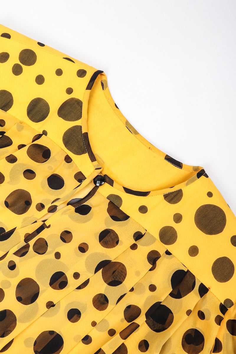 Vintage Valentino Night Silk Dot Dress Sheer Jacket Yayoi Kusama
