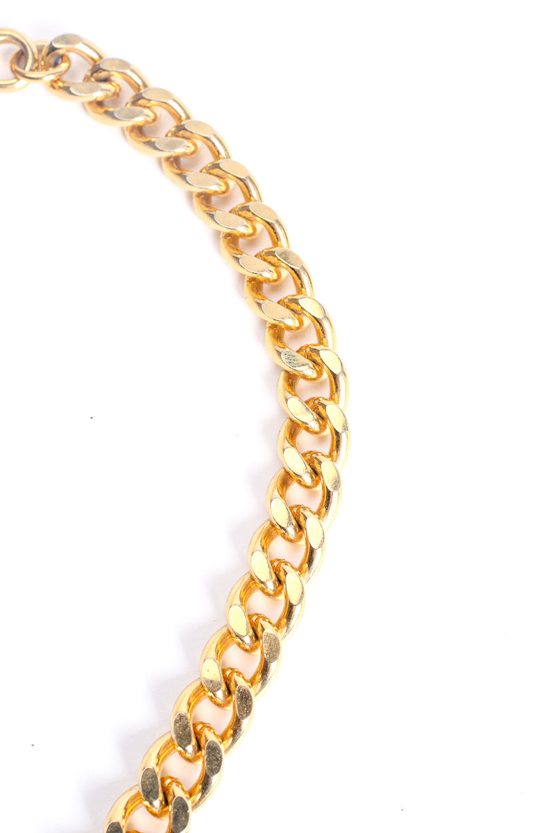 Vintage Curb Chain Coin Collar Necklace chain at Recess Los Angeles