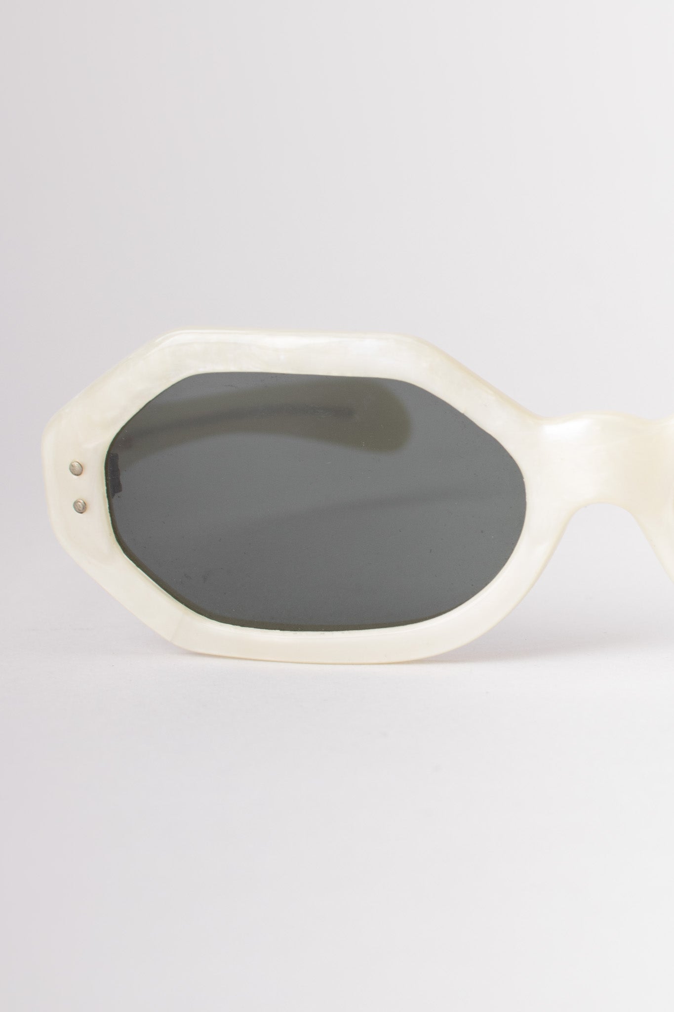 Omura France Octagonal Pearl Sunglasses