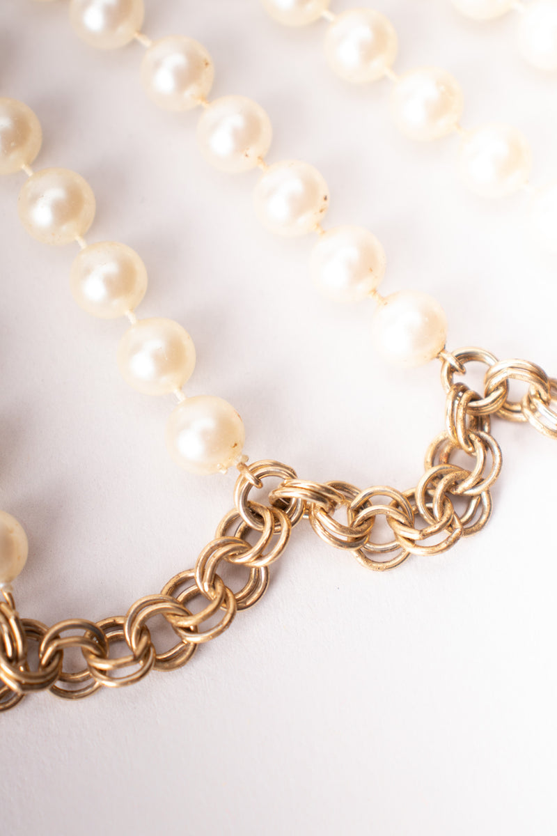 Pearl Chain Body Chain Collar Wedding Bridal Capelet 