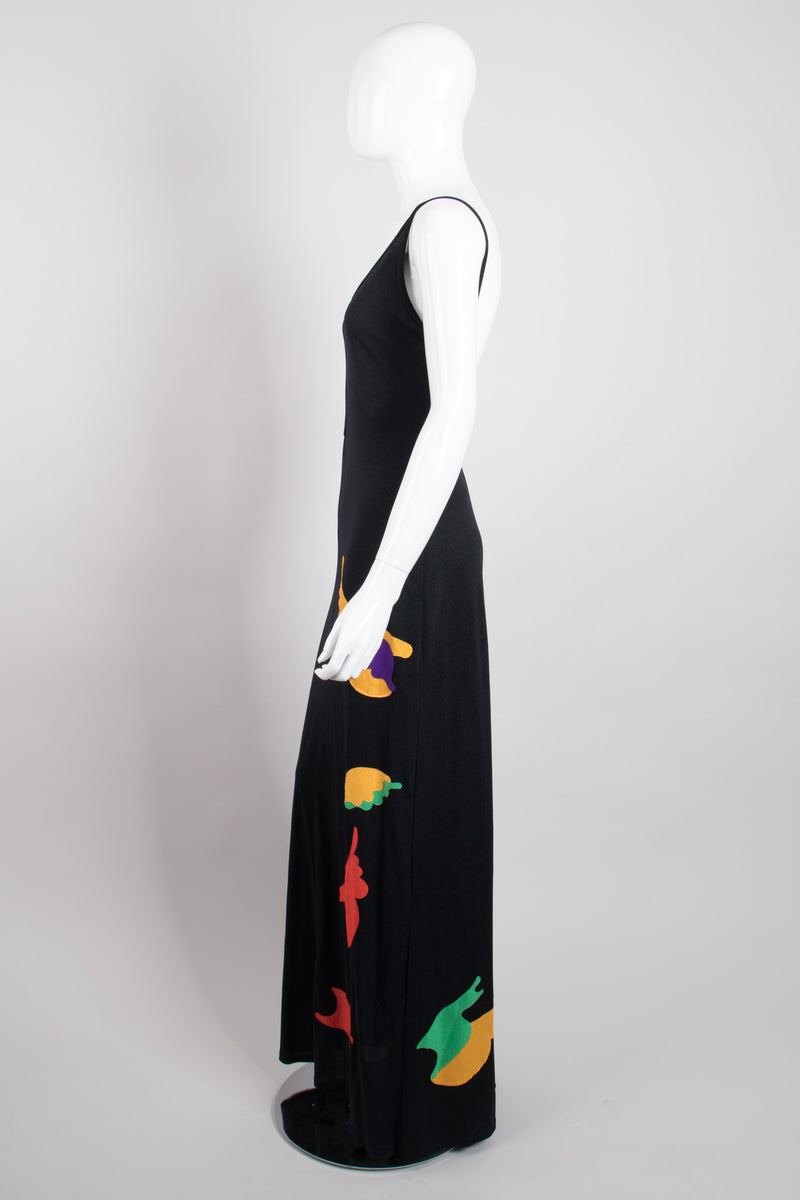 Giorgio Sant'Angelo 4U2 Keyhole Appliqué Jersey Dress