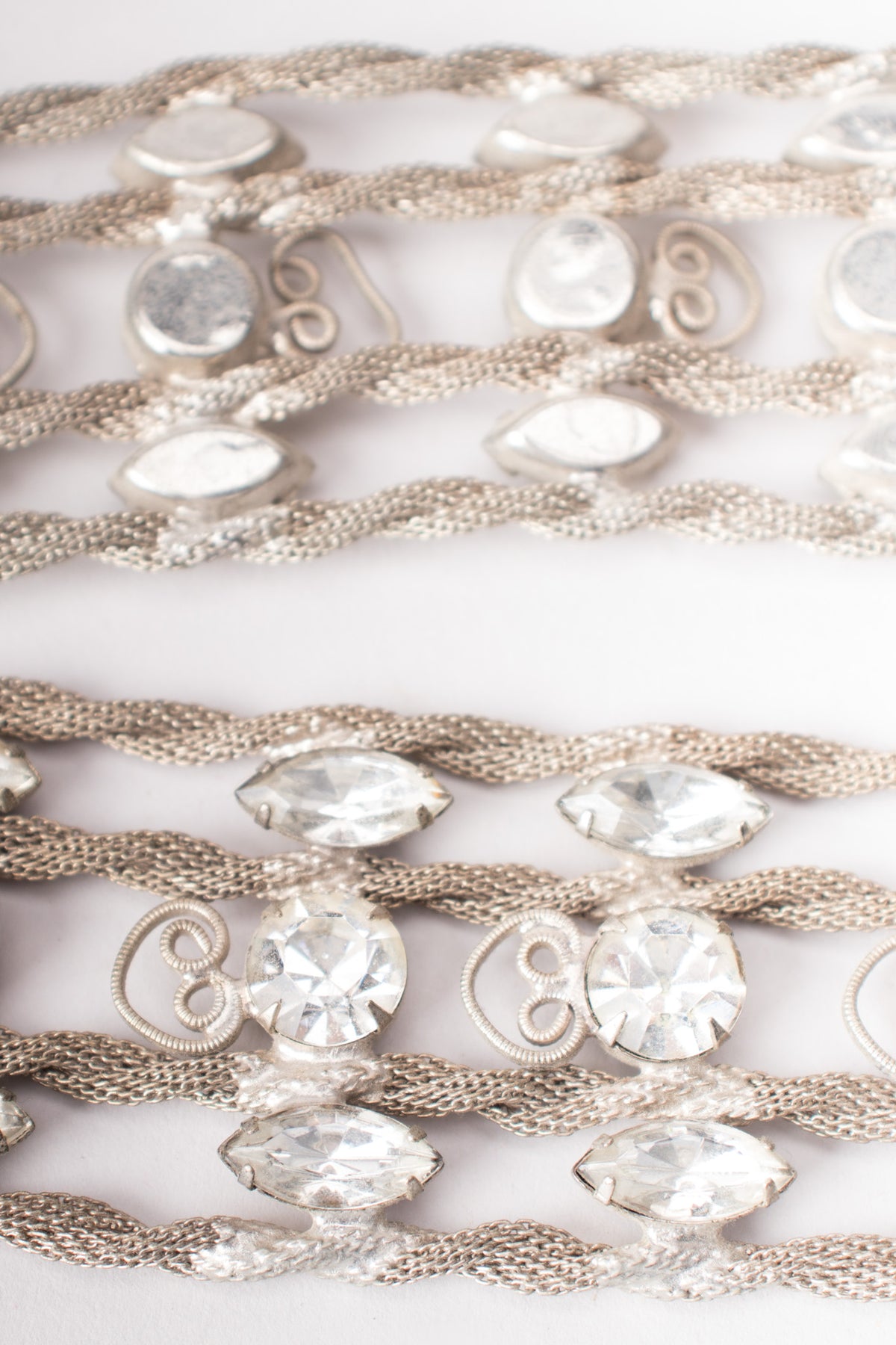 Vintage Rhinestone Metal Rope Belt – Recess