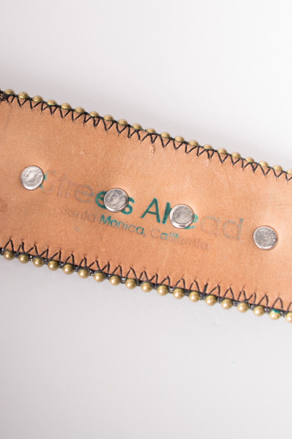 Streets Ahead Leather Metal Snake Belt – Recess