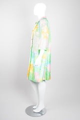 John Hogan Silk Spring Watercolor Painter Coat