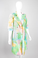 John Hogan Silk Spring Watercolor Painter Coat